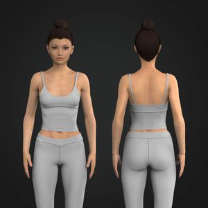 Ladies Fitted Camisole Tank Top Tech Pack