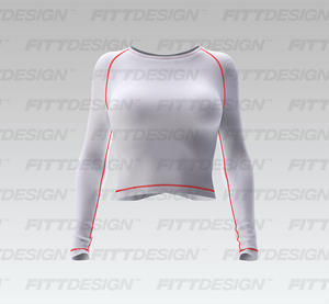 Ladies Fitted Raglan Sleeve Criss Cross Back Cut Out Tee Smart Mockup