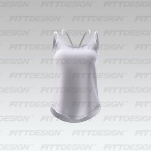 Ladies Flowy Strappy Tank Top Smart Mockup