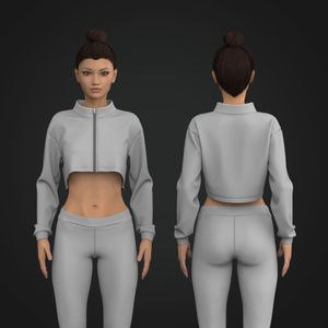 Ladies Full Zip Micro Long Sleeve Jacket Tech Pack