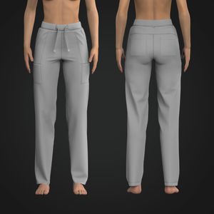 Ladies Functional Scrub Pants Tech Pack