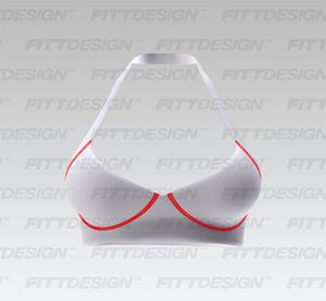 Ladies Halter Neckline Contour Bra Smart Mockup