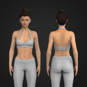 Ladies Halter Neckline Contour Bra Tech Pack