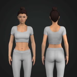 Ladies Halter Neckline Medium Impact Sports Bra Tech Pack