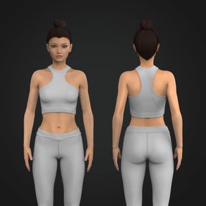 Ladies High Impact Racer Back Style Sports Bra Tech Pack