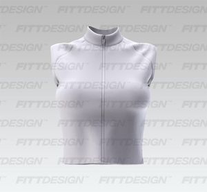 Ladies High Neck Raglan Cap Sleeve Full Zip Tank Top Smart Mockup