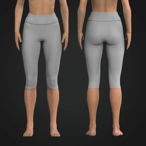 Ladies High Waisted 17.00 Inch Inseam Leggings