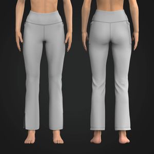 Ladies High Waisted 25.00 Inch Inseam Split Hem Functional Leggings Tech Pack