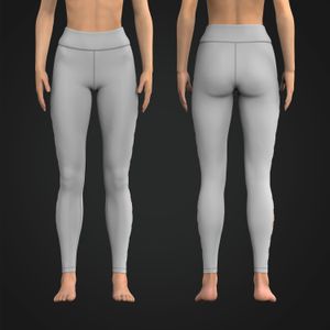 Ladies High Waisted Side Panel Cut Out Leggings Tech Pack