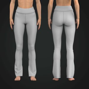 Ladies High Waisted Split Hem Leggings Tech Pack