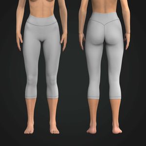 Ladies High Waisted V-Shaped Waistband 21.00 Inch Inseam Leggings Tech Pack