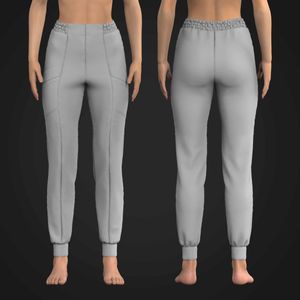 Ladies Hybrid Waistband Cuffed Joggers Tech Pack