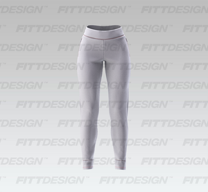 Ladies Hybrid Waistband Fitted Joggers Smart Mockup