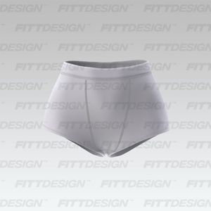 Ladies Jacquard High Waisted Contoured Boy Short Panties Smart Mockup