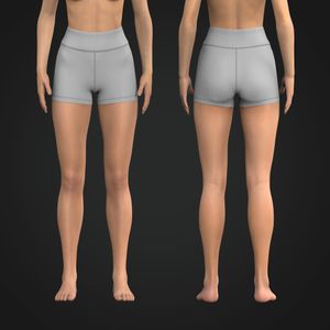 Ladies Layered Style 3.00 Inch Inseam Biker Shorts Tech Pack
