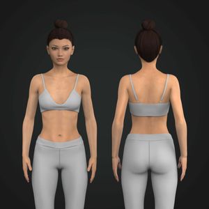 Ladies Low Impact Bralette Tech Pack