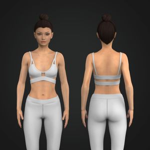Ladies Low Impact Cut Out Strappy Sports Bra Tech Pack