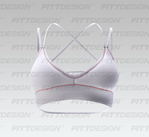 Ladies Low Impact Strappy Sports Bra Smart Mockup