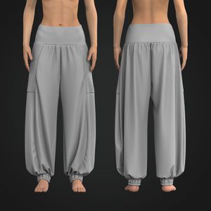 Ladies Low Rise Baggy Sweatpants Tech Pack