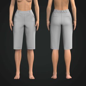 Ladies Low Rise Capri Pants Tech Pack