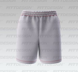 Ladies Low Rise Elasticated Waistband 6.00 Inch Inseam Shorts Smart Mockup