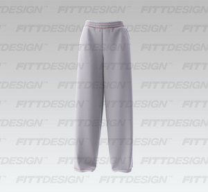 Ladies Low Rise Elasticated Waistband Oversized Joggers Smart Mockup