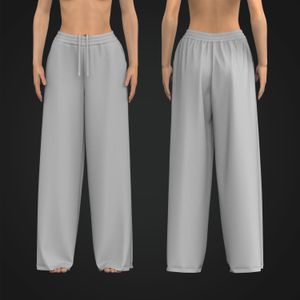 Ladies Low Rise Elasticated Waistband Oversized Joggers Tech Pack