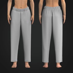 Ladies Low Rise Elasticated Waistband Tailored Pants Tech Pack