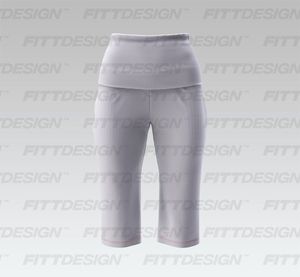 Ladies Low Rise Folded Waistband Relaxed Shorts Smart Mockup