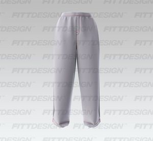Ladies Low Rise Oversized Woven Joggers Smart Mockup