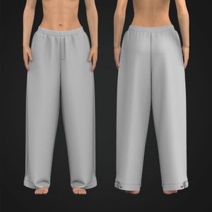 Ladies Low Rise Oversized Woven Joggers Tech Pack