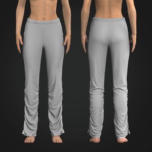 Ladies Low Rise Side Ruching Relaxed Joggers Tech Pack