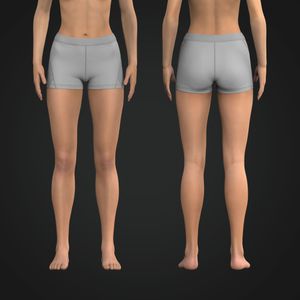 Ladies Low Waisted 3.00 Inch Inseam Mesh Biker Shorts Tech Pack