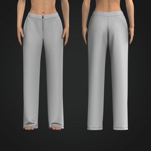 Ladies Low Waisted Relaxed Zip Up Pants Tech Pack