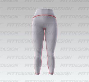 Ladies Merged Waistband 27.50 Inch Inseam Legging Smart Mockup
