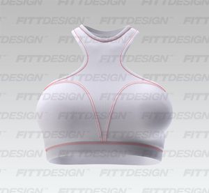 Ladies Mesh Contouring Racer Back Sports Bra Smart Mockup