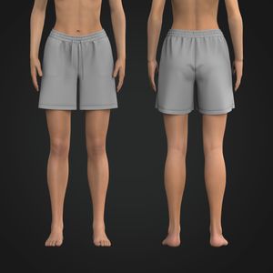 Ladies Mid Rise 6.00 Inch Inseam Lounge Shorts Tech Pack
