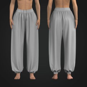 Ladies Mid Rise Oversized Joggers Tech Pack