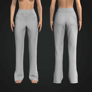 Ladies Mid Rise Tailored Split Hem Joggers Tech Pack