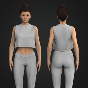 Ladies Oversized Dropped Armhole Vest