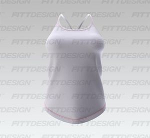 Ladies Performance Criss Cross Back Tank Top Smart Mockup