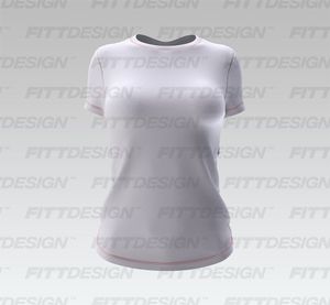 Ladies Performance Ruched Open Back Tee Smart Mockup