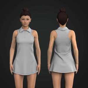 Ladies Quarter Zip Polo Collar Performance Dress Tech Pack