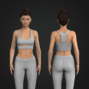 Ladies Racer Back Functional Sports Bra Tech Pack