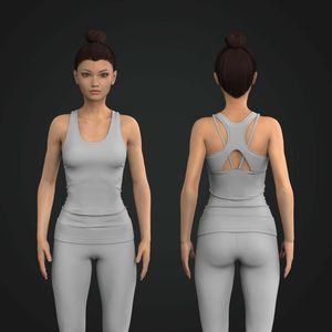 Ladies Racer Back Strappy Performance Tank Top Tech Pack