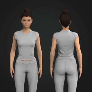 Ladies Raglan Cap Sleeve Fitted Tee Tech Pack