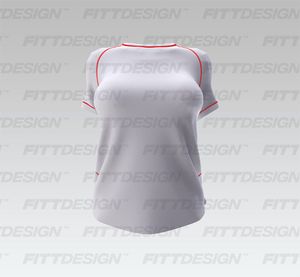 Ladies Raglan Short Sleeve Overlapping Back Tee Smart Mockup