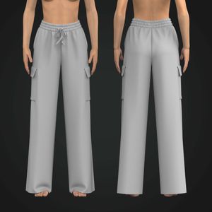 Ladies Relaxed Cargo Knitted Sweatpants Tech Pack