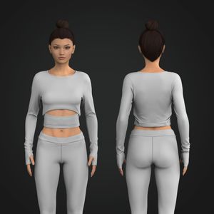 Ladies Relaxed Fit Runner Sleeve Front Cut Out Tee Tech Pack