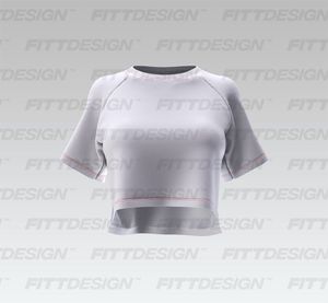 Ladies Relaxed Raglan Sleeve Stepped Hem Tee Smart Mockup